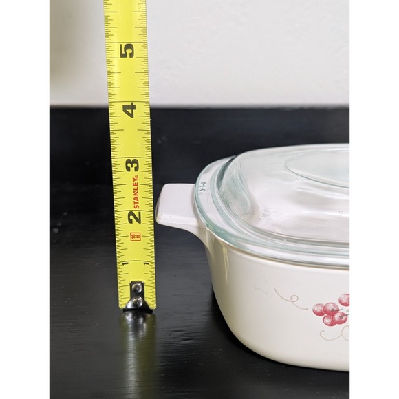 Vintage Corning Ware Abundance A-1-B 1 Liter Casserole Dish w/Lid‎ - Picture 9 of 10